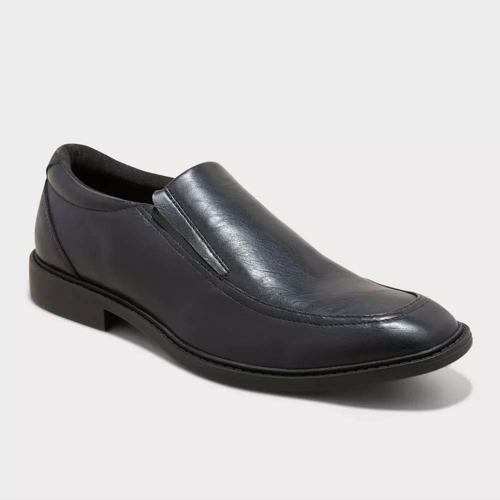 Men's Toby Slip-On Dress Loafers by Goodfellow & Co Black Size 9 New With Tags